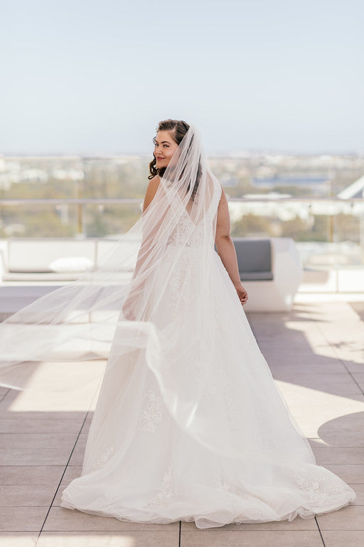 Size 16 A-Line Gown