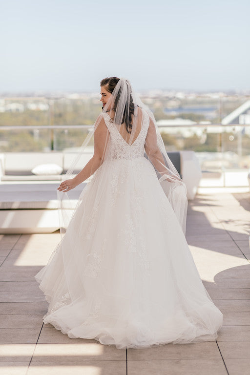 Size 16 A-Line Gown